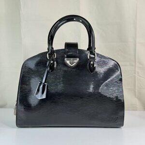 Louis Vuitton Black Pont Nwuf Handbag Epi Leather